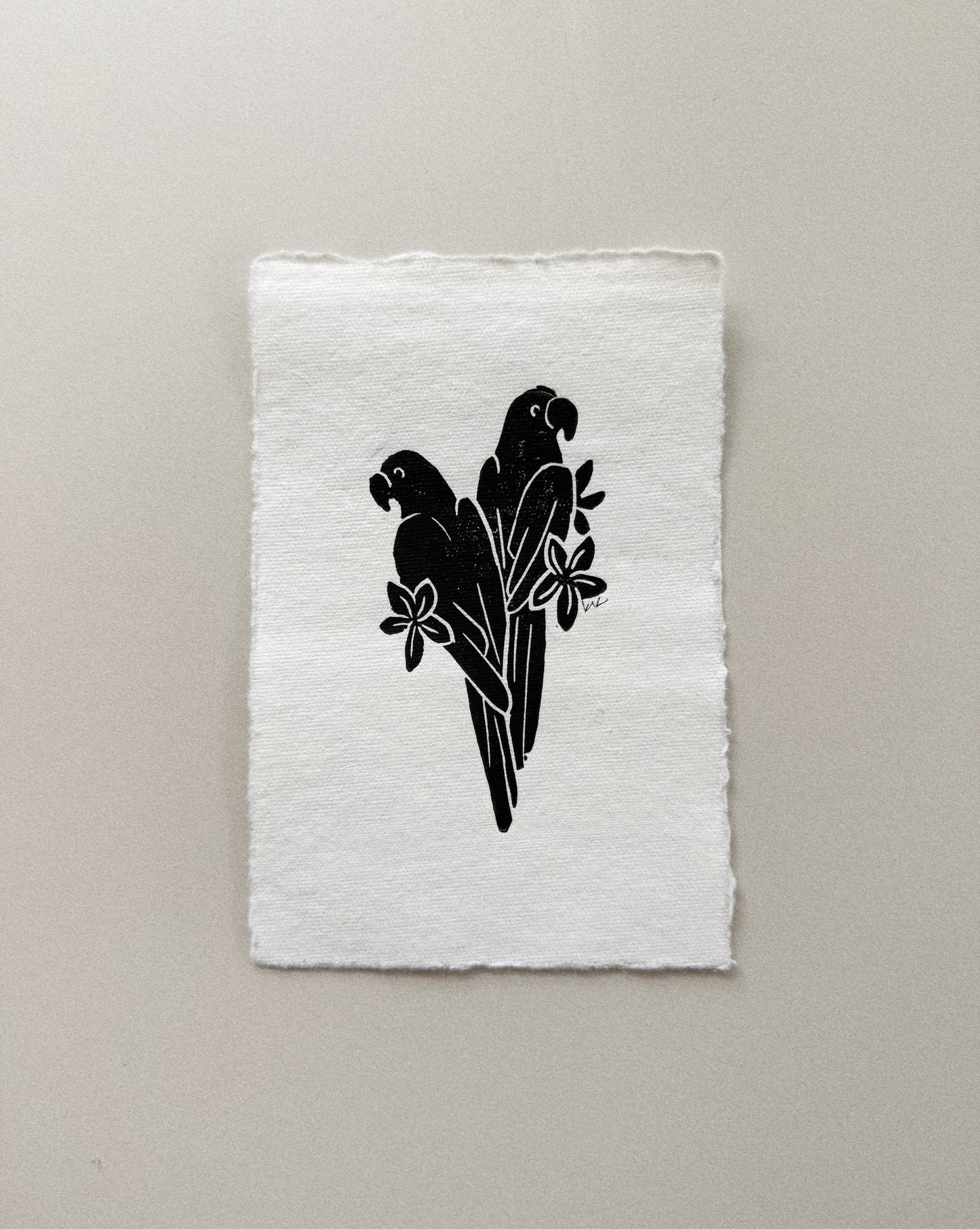 Love Birds: A Tiny Print